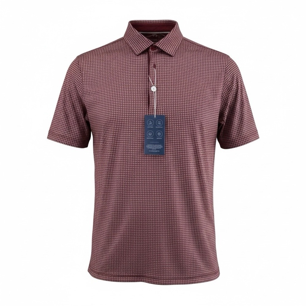 NWT Boston Scott‎ Golf Gen 1 Links Collection Mens Small Modern Fit Crimson